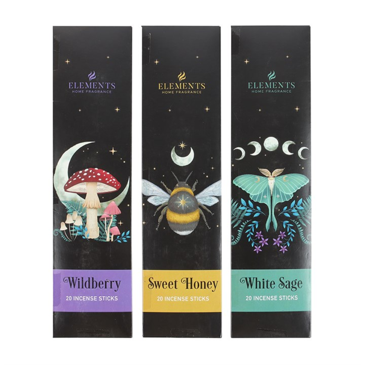 'Dark Forest' Incense Stick Packs ~ Set of 3