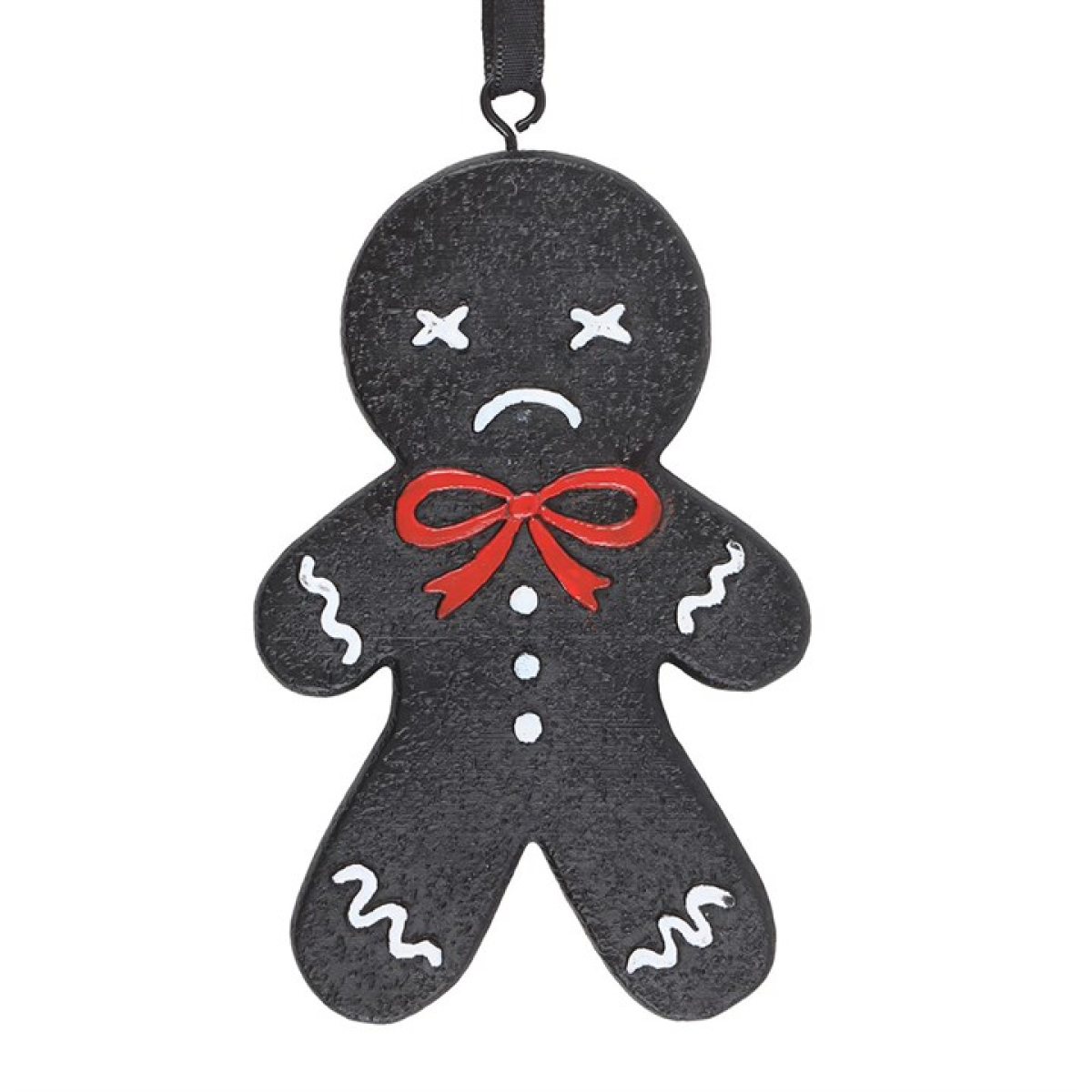 'Spooky Gingerbread Man' Christmas Tree Decoration