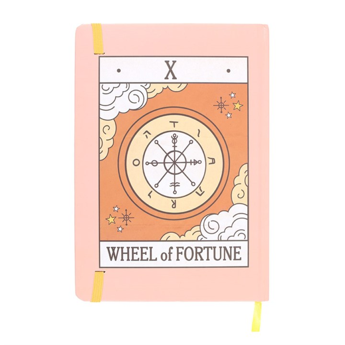'The Wheel of Fortune' Vintage Tarot A5 Notebook