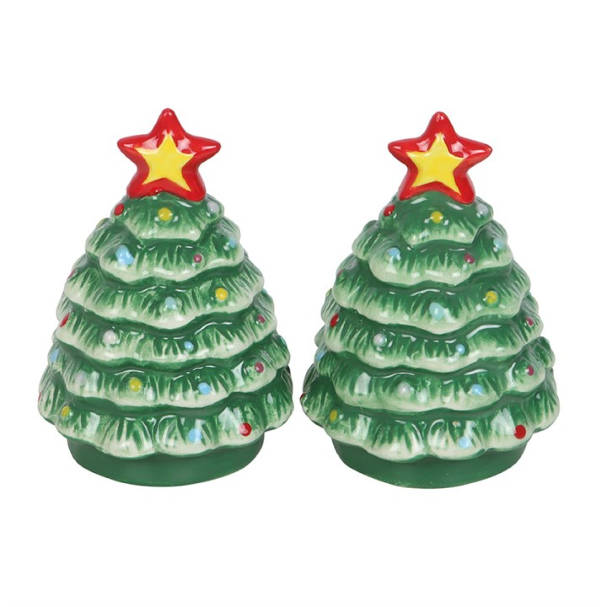 'Nostalgic Christmas Trees' Salt & Pepper Shakers