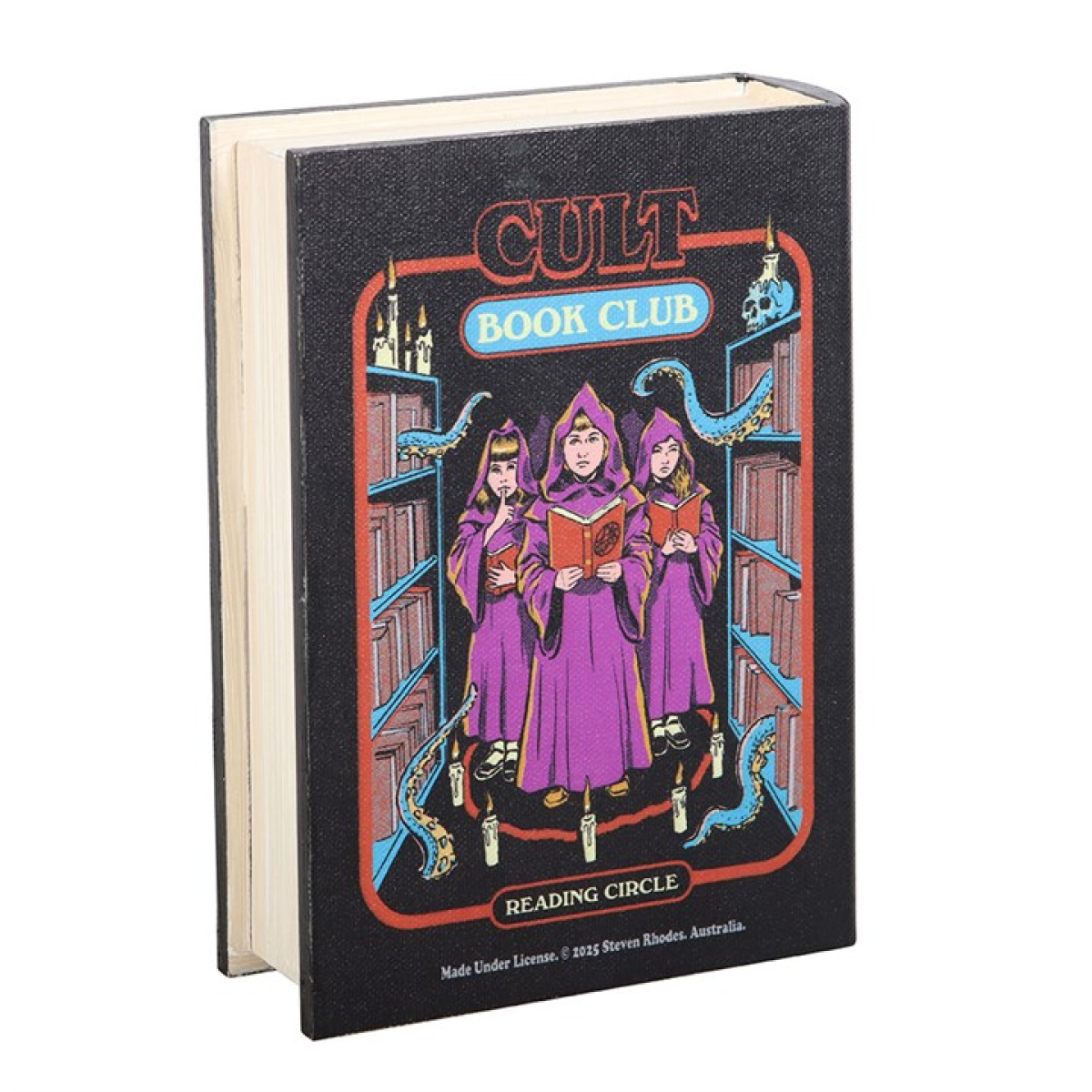 'Cult Book Club' Book Shaped Storage Box ~ Steven Rhodes