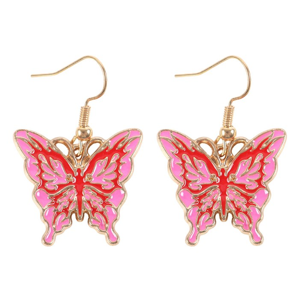 'Flaming Butterfly' Earrings