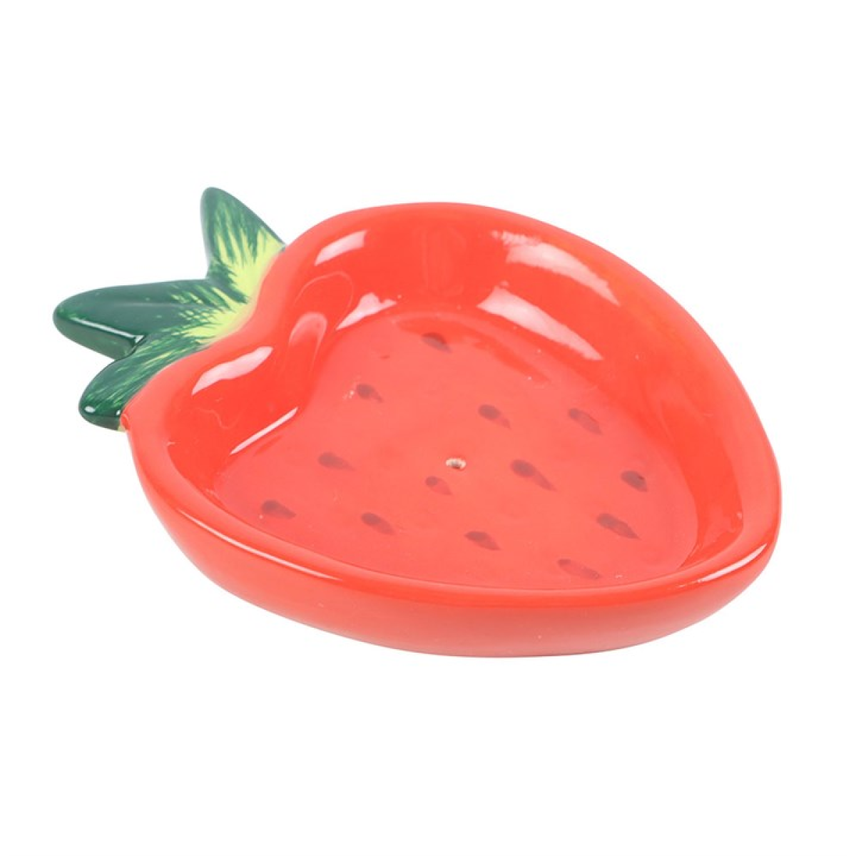 Strawberry Incense Dish for Sticks + Cones