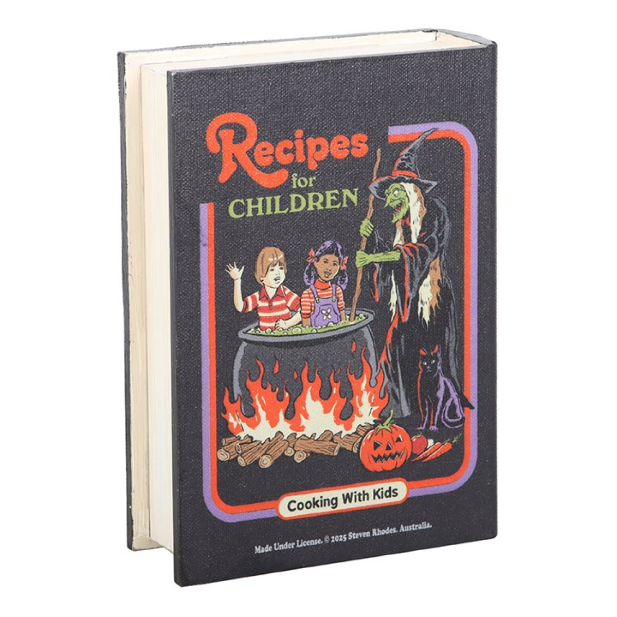 'Recipes for Children' Book Shaped Storage Box ~ Steven Rhodes