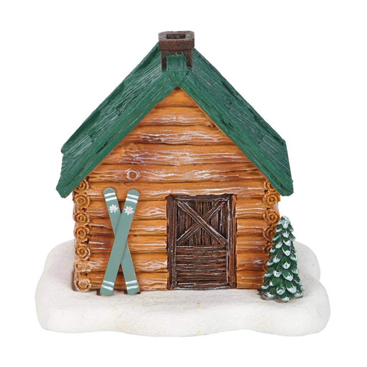Ski Chalet Incense Cone Burner
