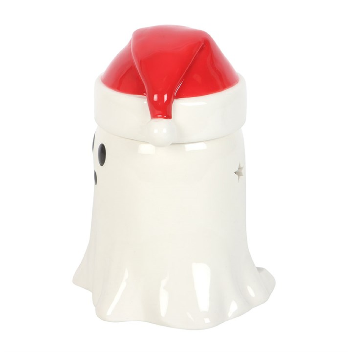 Ghost with Santa Hat Wax Melter I Oil Burner