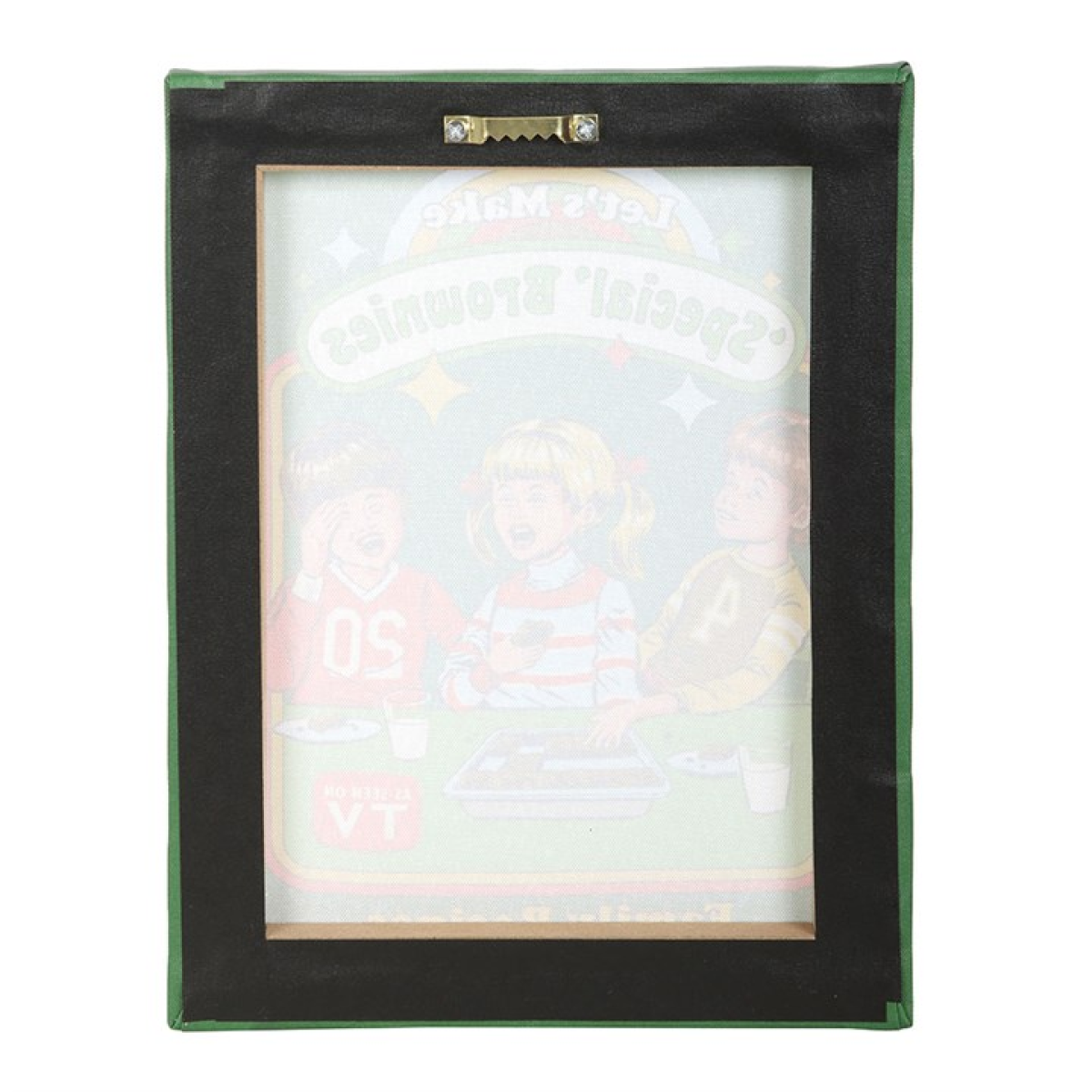 'Let's Make Brownies' Canvas Plaque ~ Steven Rhodes