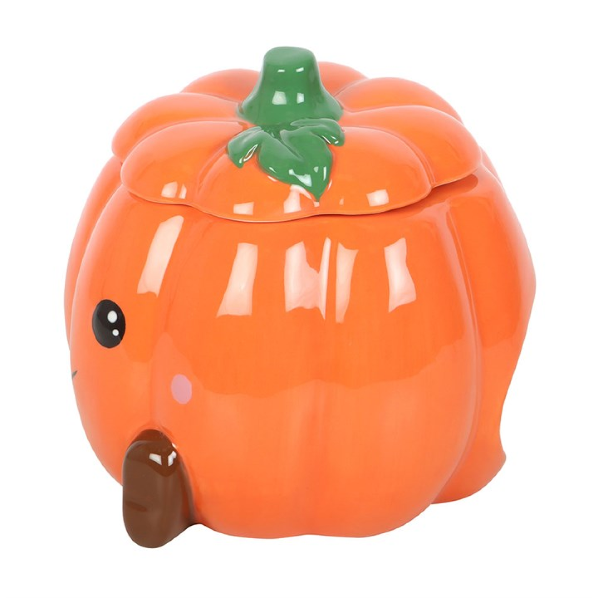 Adorable Pumpkin Ceramic Wax Melter I Oil Burner