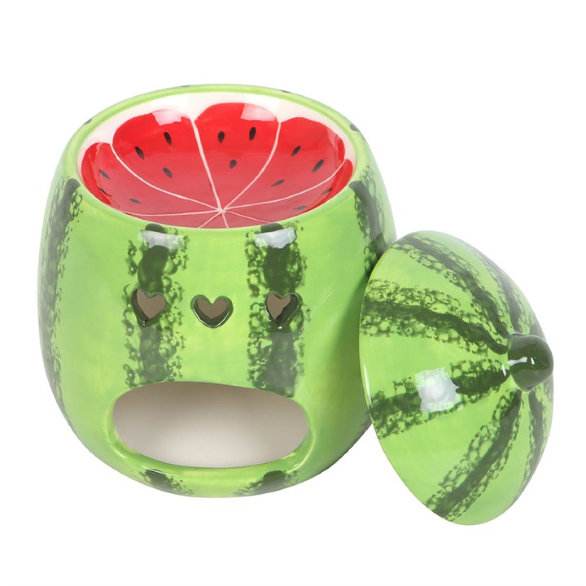 Watermelon Shaped Ceramic Wax Melter I Oil Burner