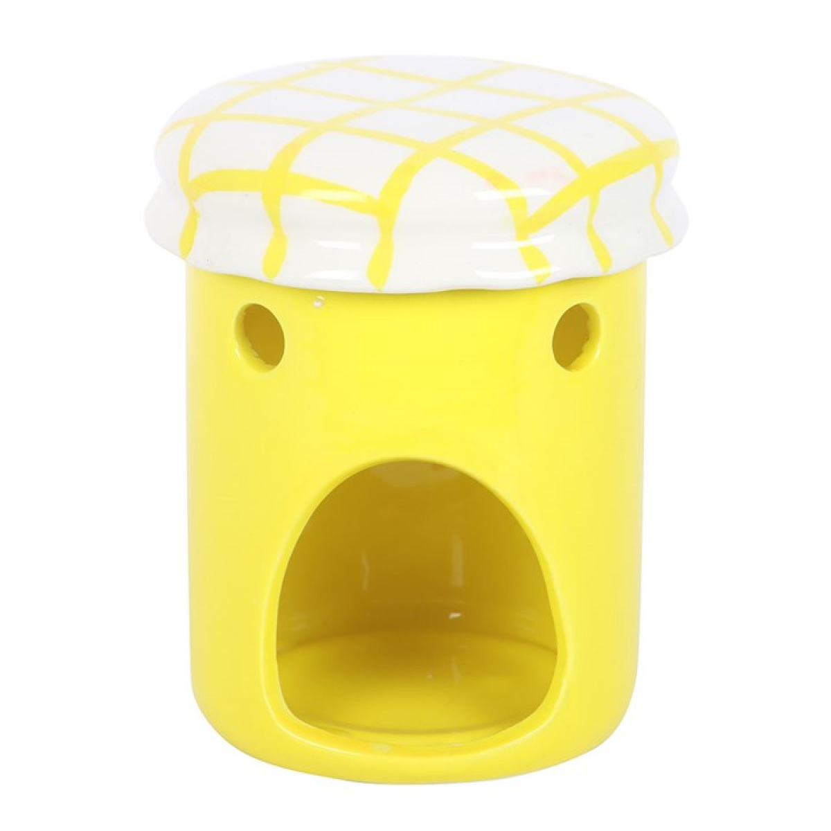 Lemon Curd Jar Ceramic Wax Melter I Oil Burner