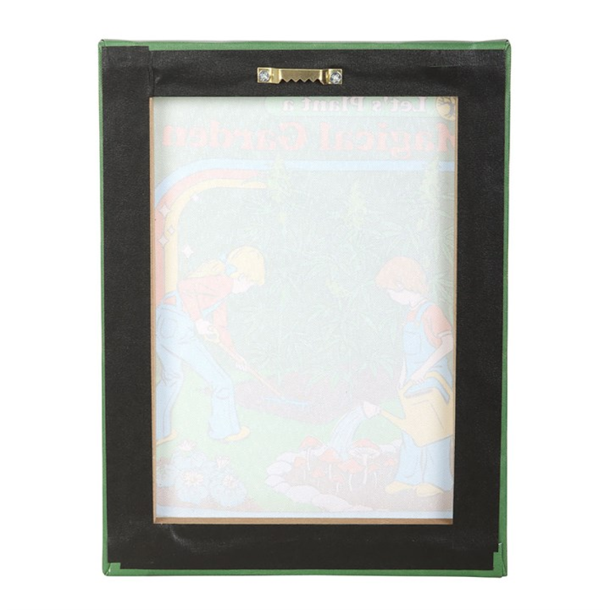 'Let's Plant a Magical Garden' Canvas Plaque ~ Steven Rhodes