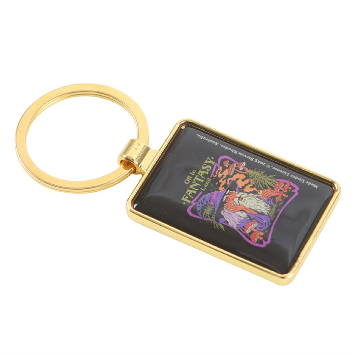 'Off in Fantasy Land' Keyring ~ Steven Rhodes