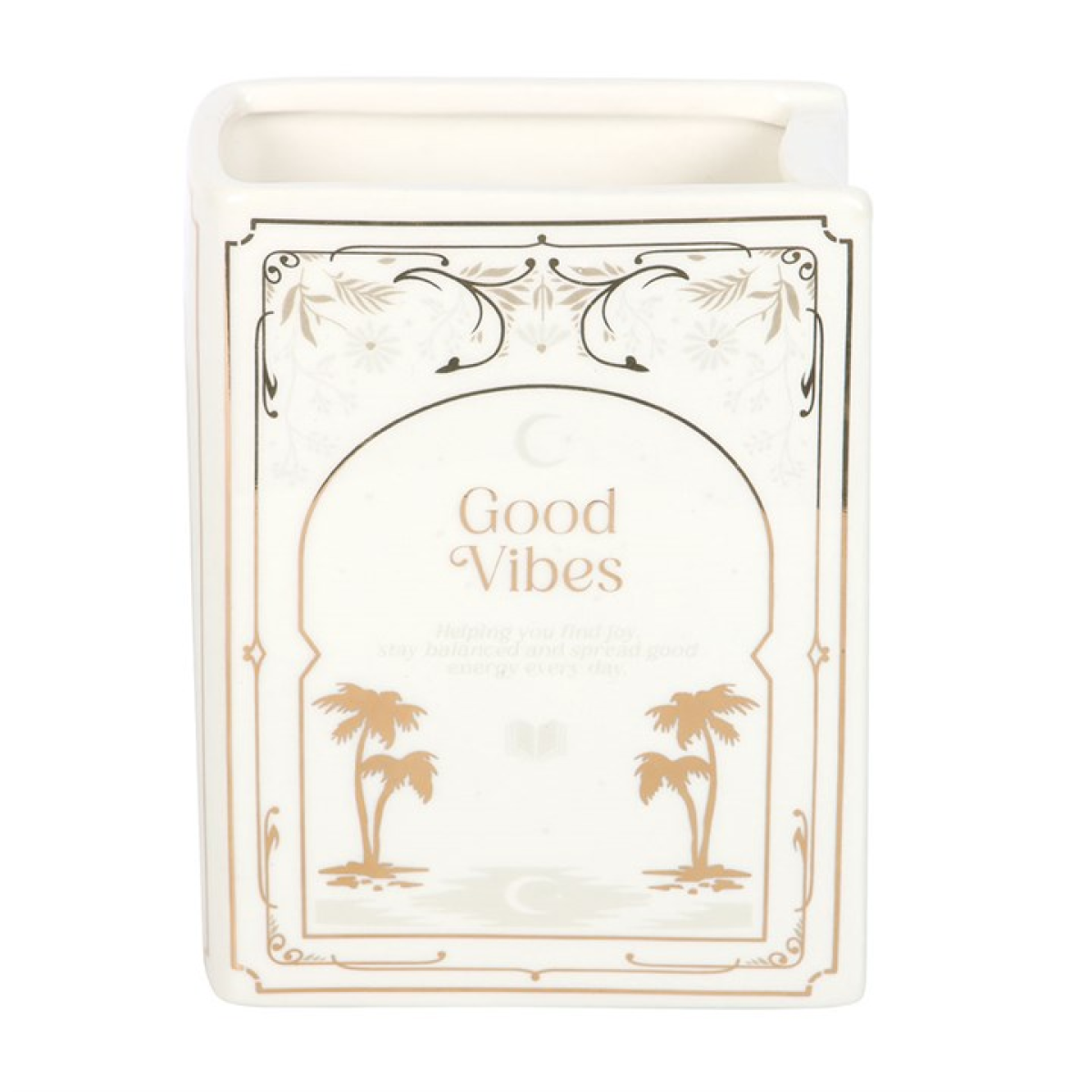'Good Vibes' Book Vase
