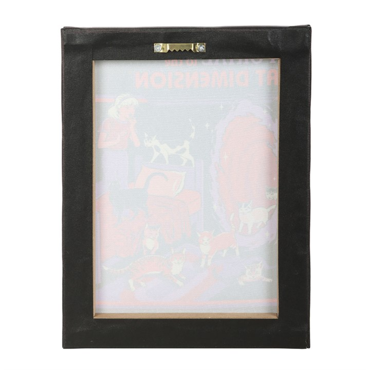 'The Cat Dimension' Canvas Plaque ~ Steven Rhodes