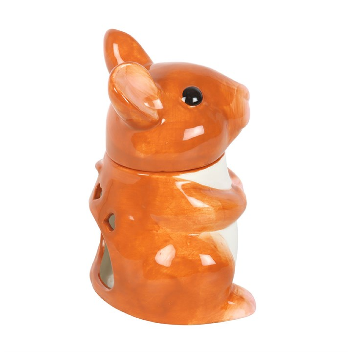 Mouse shaped cottagecore inspired wax melter and oil burner.