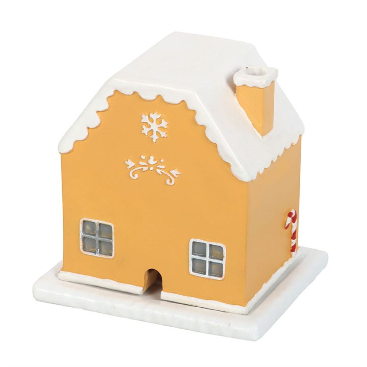 'Candy Cane' Gingerbread House Incense Cone Burner