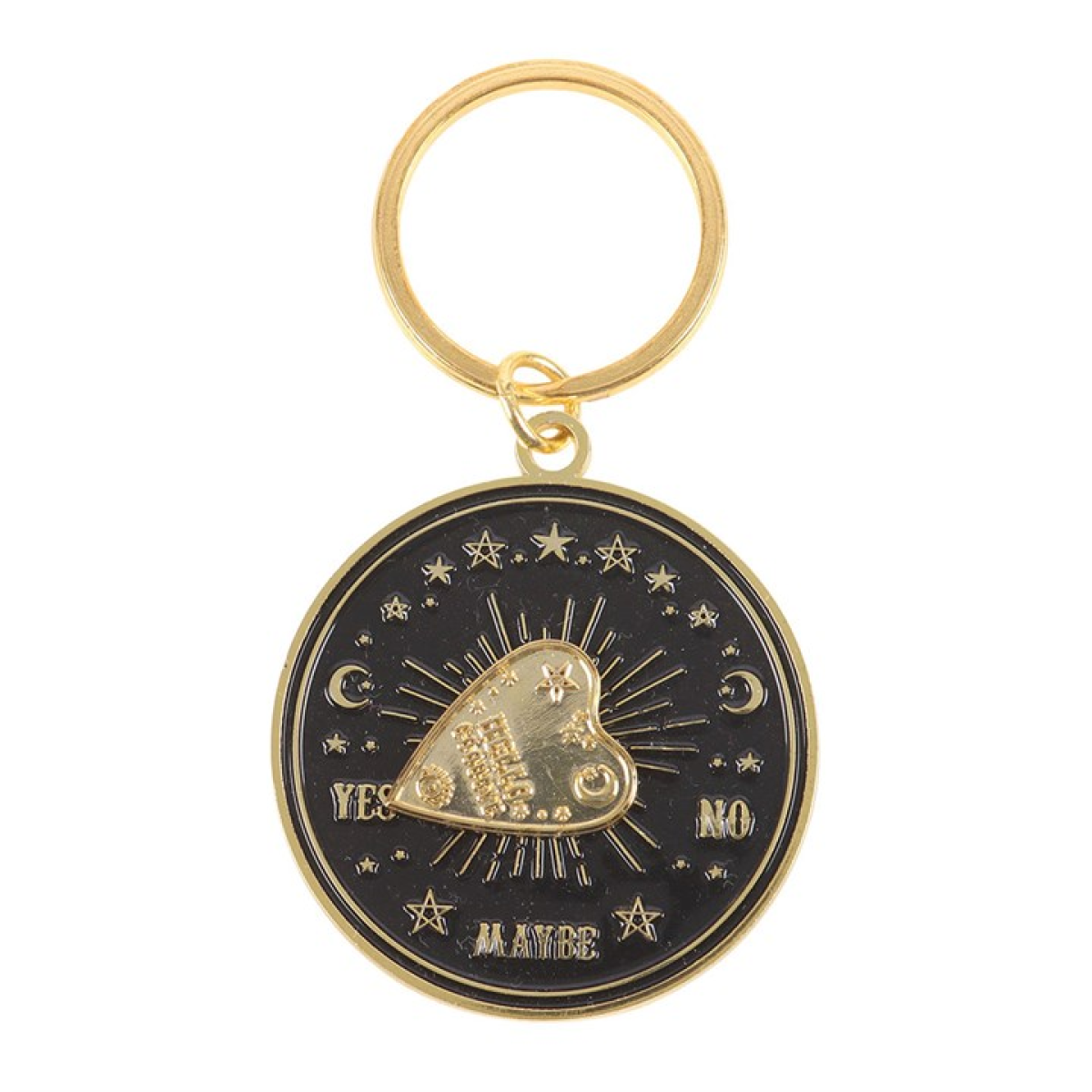 Spinning 'Summon the Spirits' Planchette Keyring