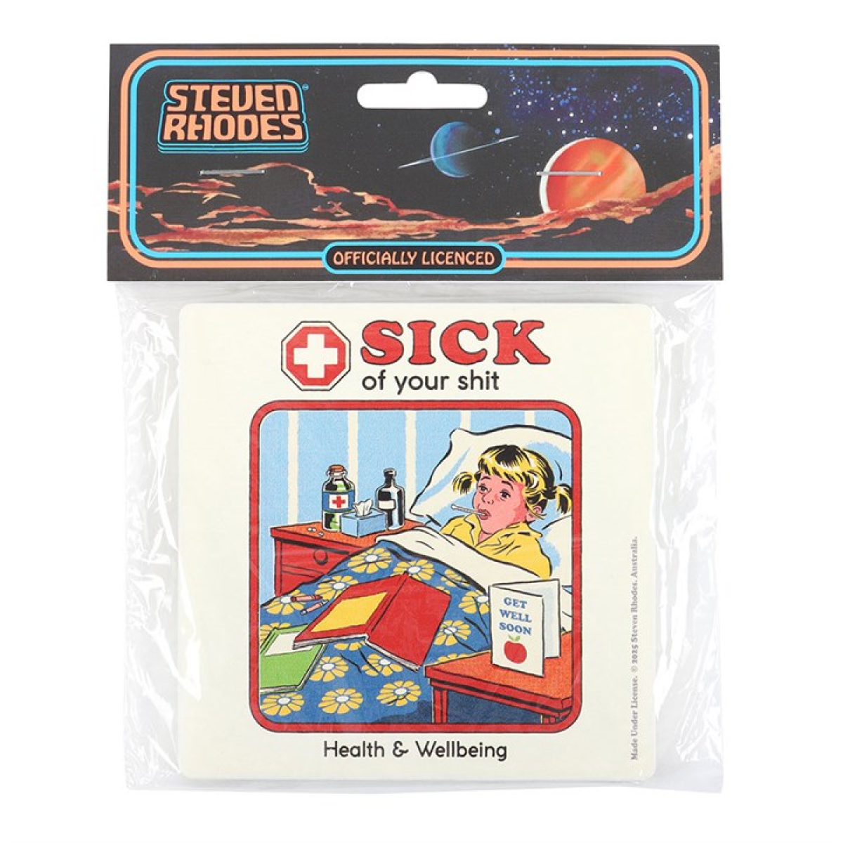 'Sick of Your Shit' Coaster by Steven Rhodes