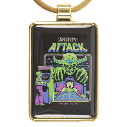 'Anxiety Attack' Keyring ~ Steven Rhodes