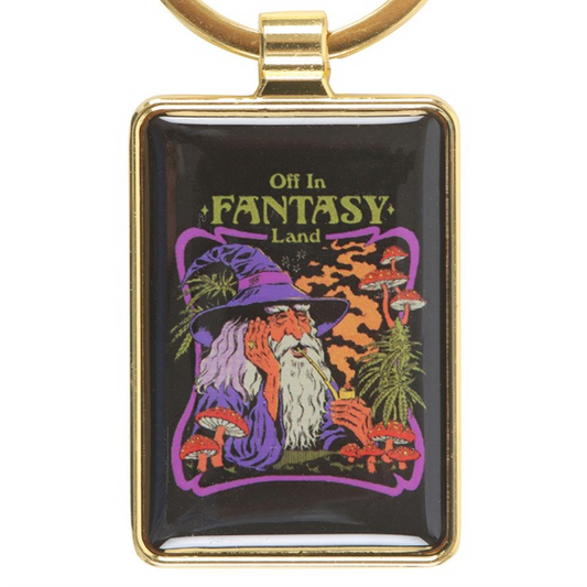 'Off in Fantasy Land' Keyring ~ Steven Rhodes