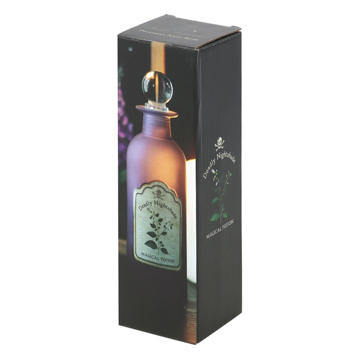 'Deadly Nightshade' Glass Bottle