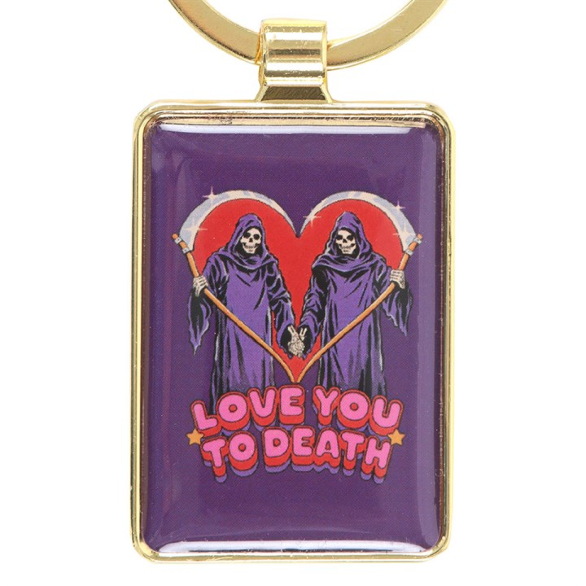 'Love You To Death' Keyring ~ Steven Rhodes