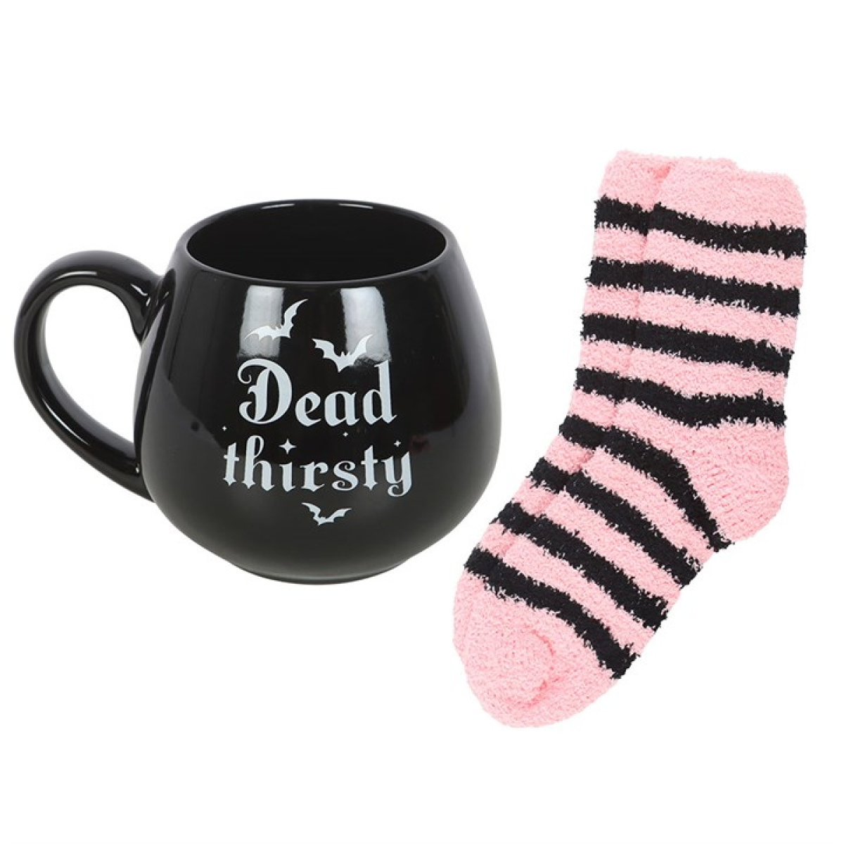 'Dead Thirsty' Mug and Socks Gift Set