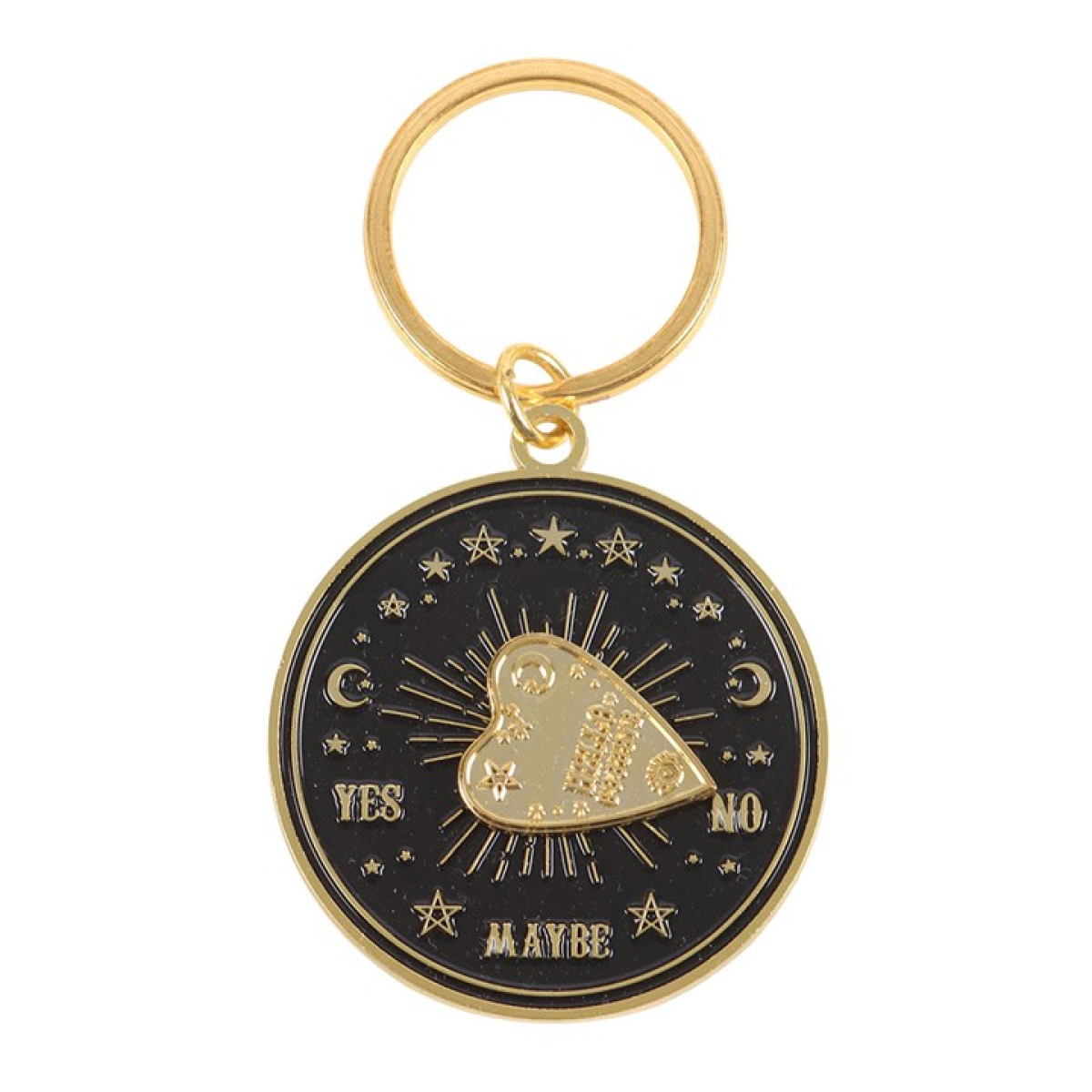 Spinning 'Summon the Spirits' Planchette Keyring