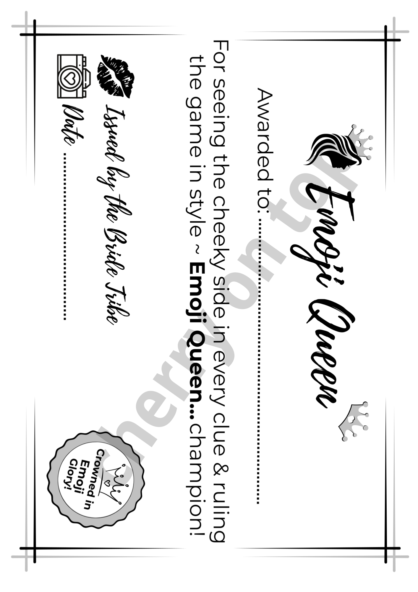 Hen Party Bundle I CHEEKY Edition I 5 Classic Games I Instant Download