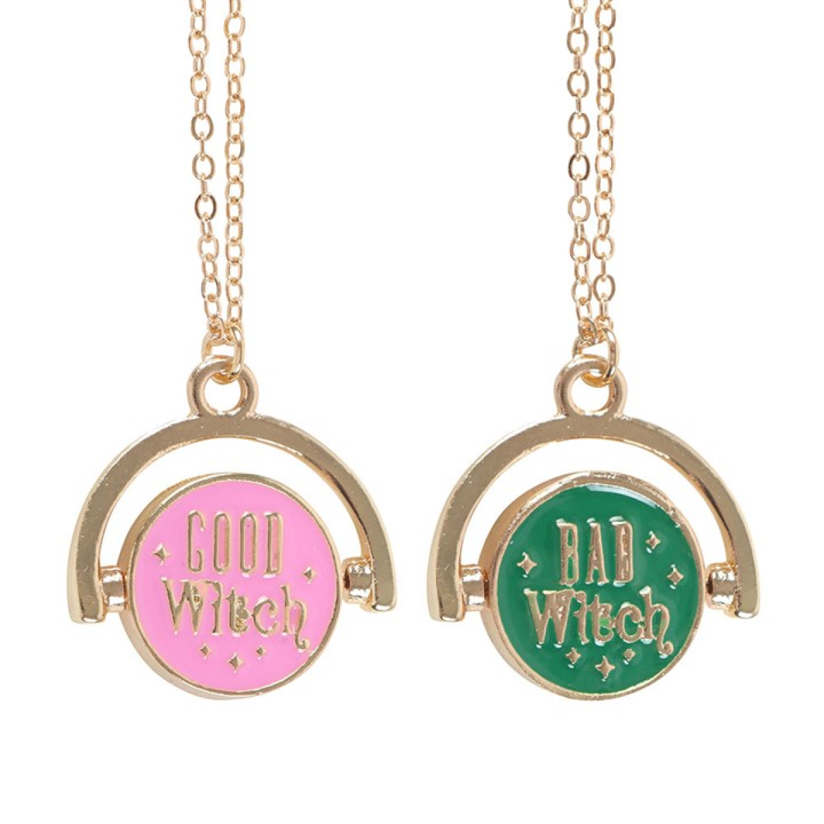Wicked inspired 'Which Witch Are You' Spinning Necklace