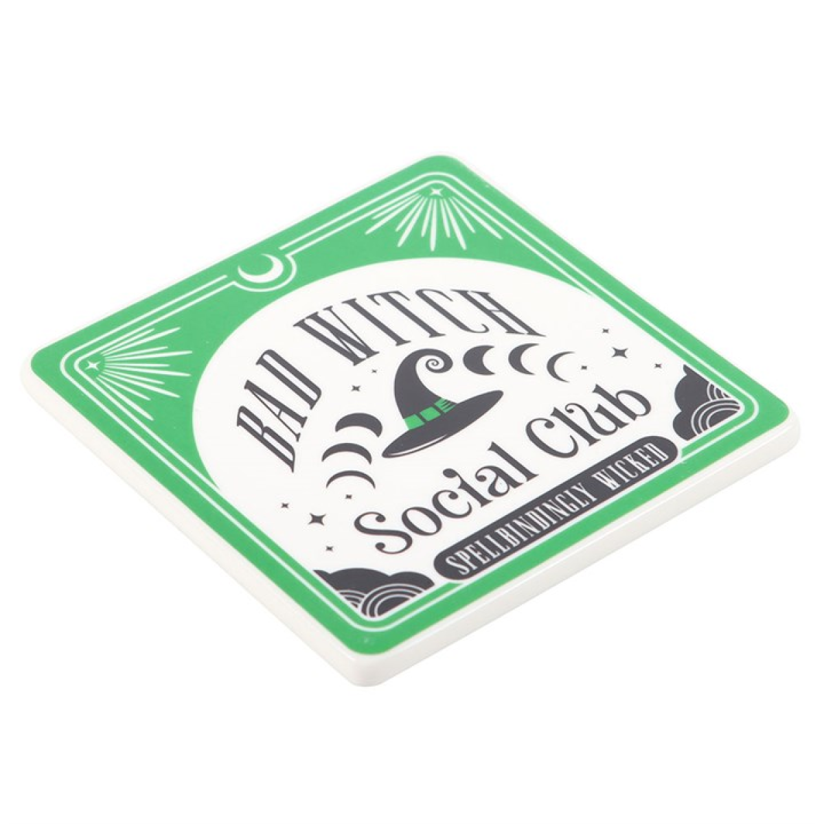 Wicked-Inspired 'Bad Witch Social Club' Mug and Coaster Set