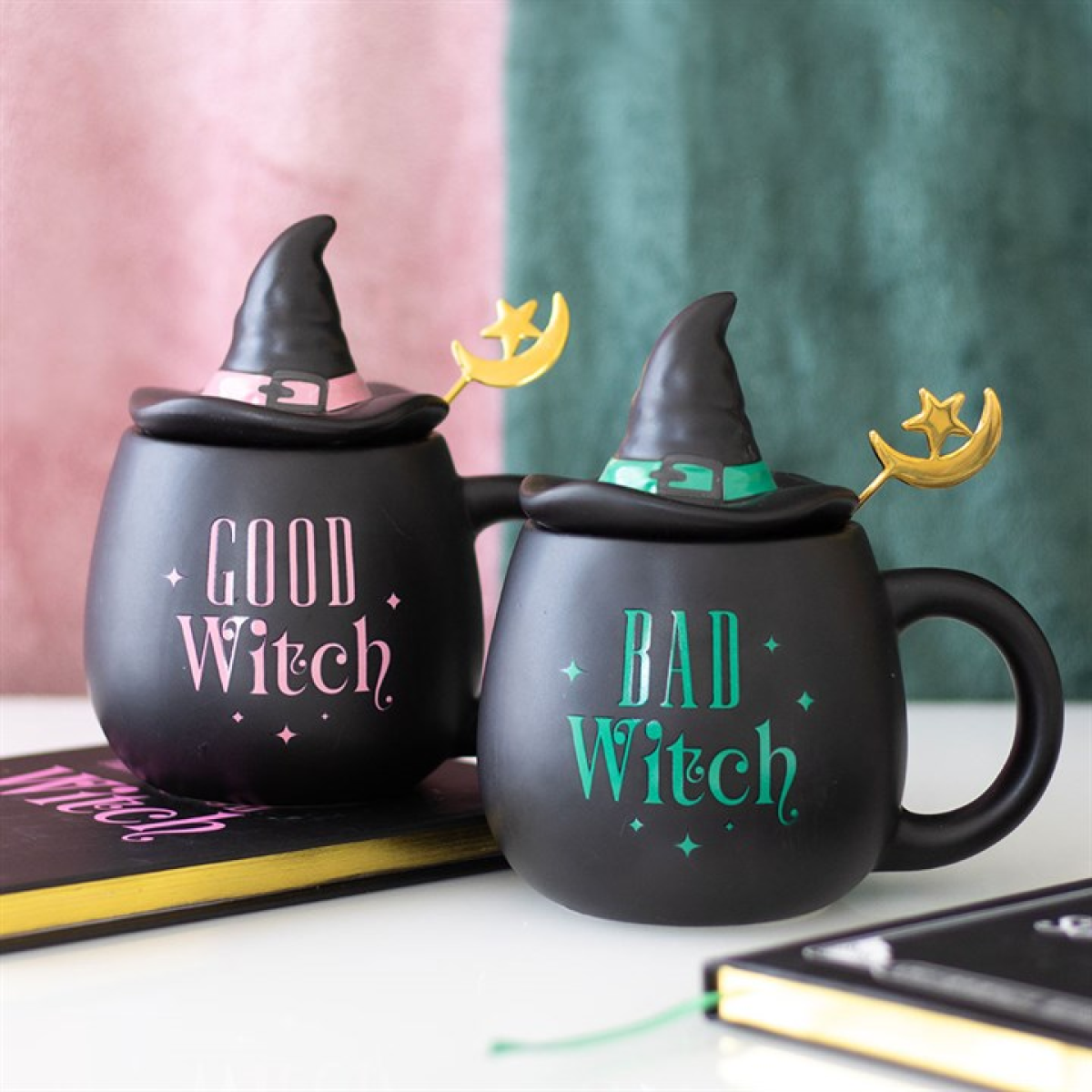 Wicked-Inspired 'Bad Witch' Lidded Mug with Spoon