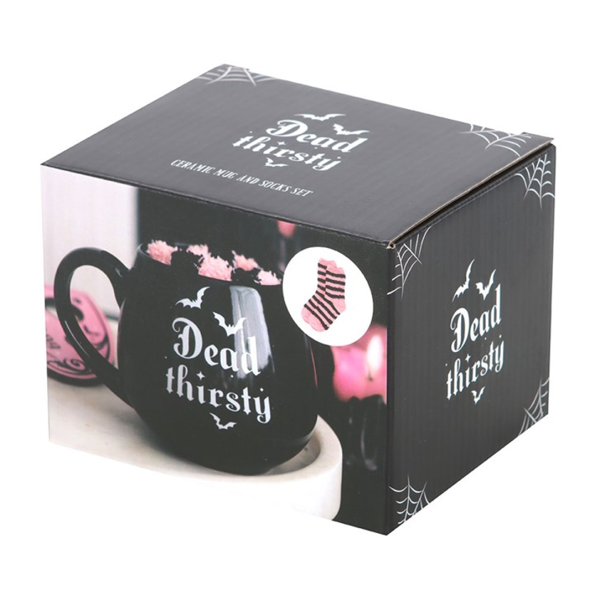 'Dead Thirsty' Mug and Socks Gift Set