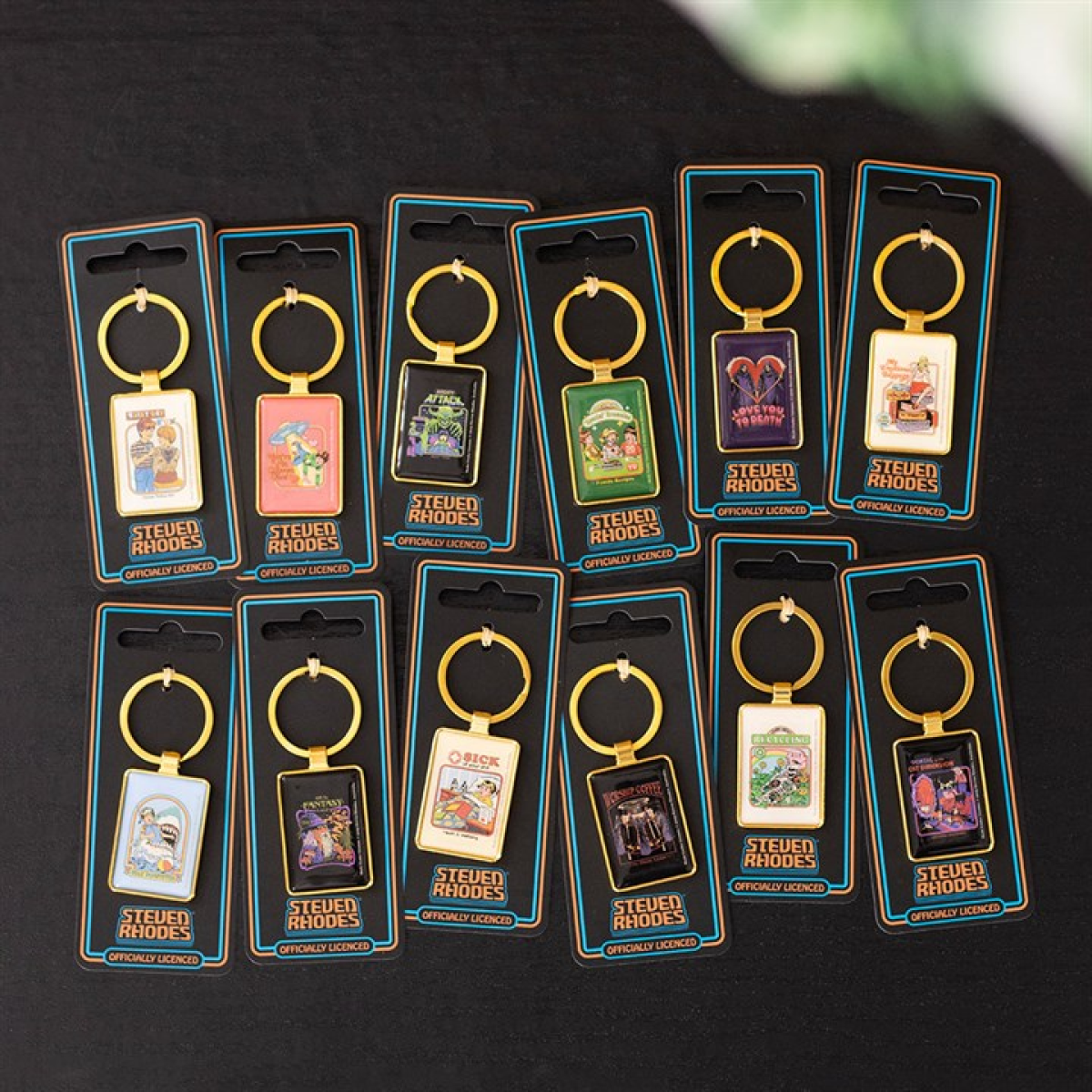 'Off in Fantasy Land' Keyring ~ Steven Rhodes