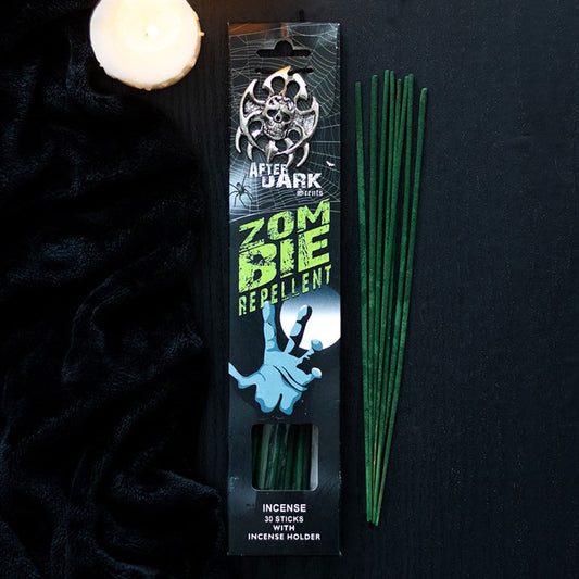 'Zombie Repellent' Incense Sticks with Holder ~ Gift Set