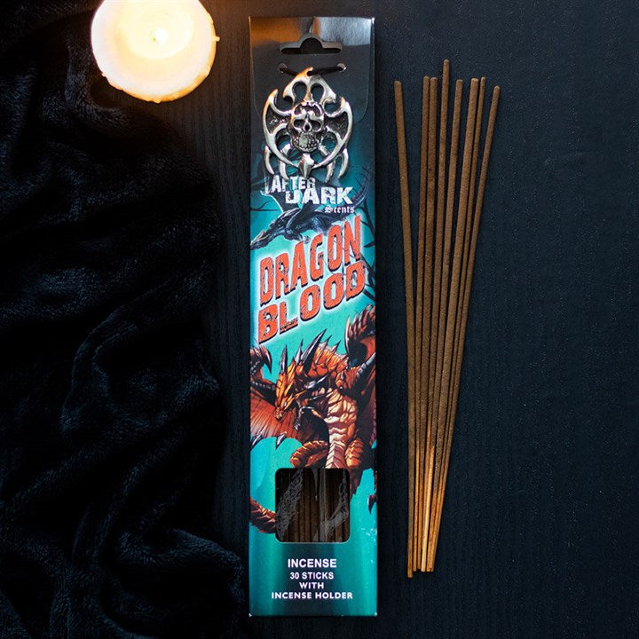 'Dragon Blood' Incense Sticks with Holder ~ Gift Set