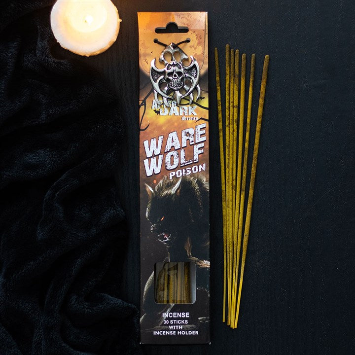 'Werewolf Poison' Incense Sticks with Holder ~ Gift Set
