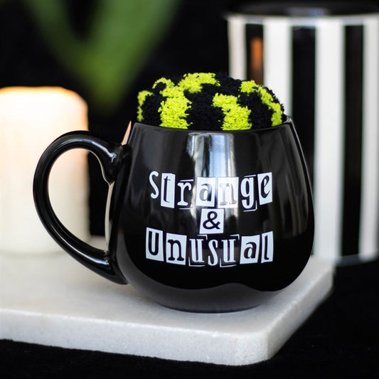 'Strange & Unusual' Mug and Socks Gift Set