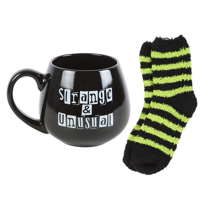 'Strange & Unusual' Mug and Socks Gift Set
