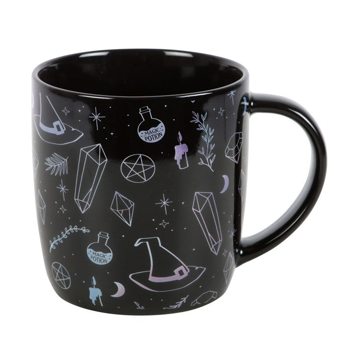 'Crystal Witch' Print Ceramic Mug