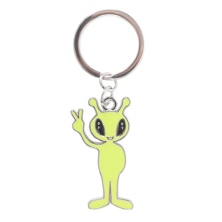 Glow in the Dark Alien Keyring