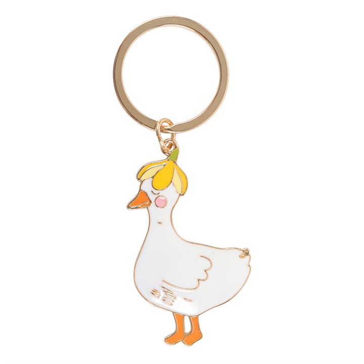 'Waddle On' Duck Keyring