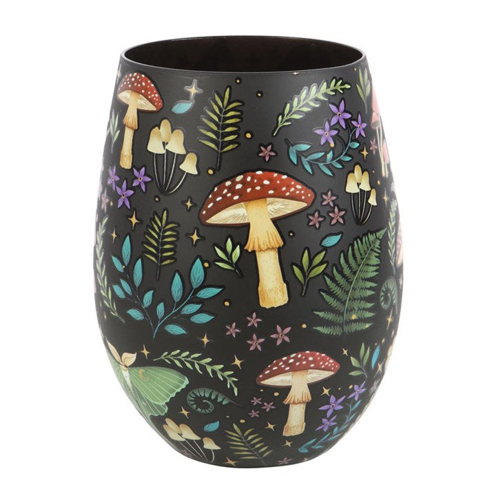 'Dark Forest' Print Stemless Glass