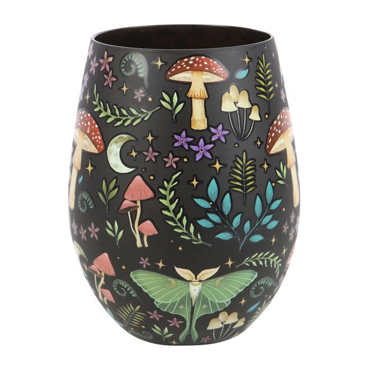 'Dark Forest' Print Stemless Glass