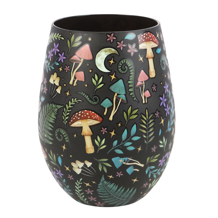 'Dark Forest' Print Stemless Glass