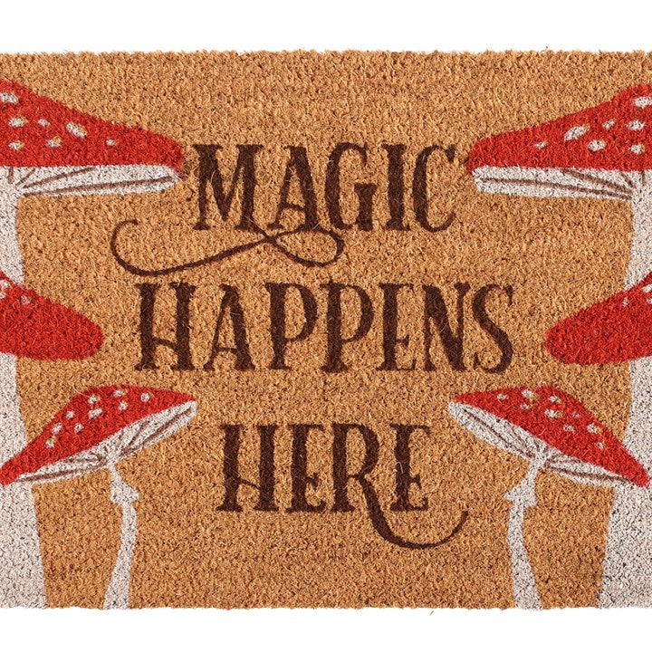 'Magic Happens Here' Doormat