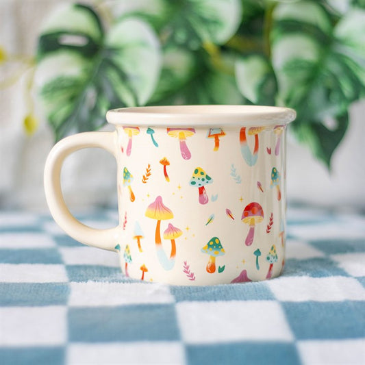 'Funky Fungi' Mushroom Print Mug