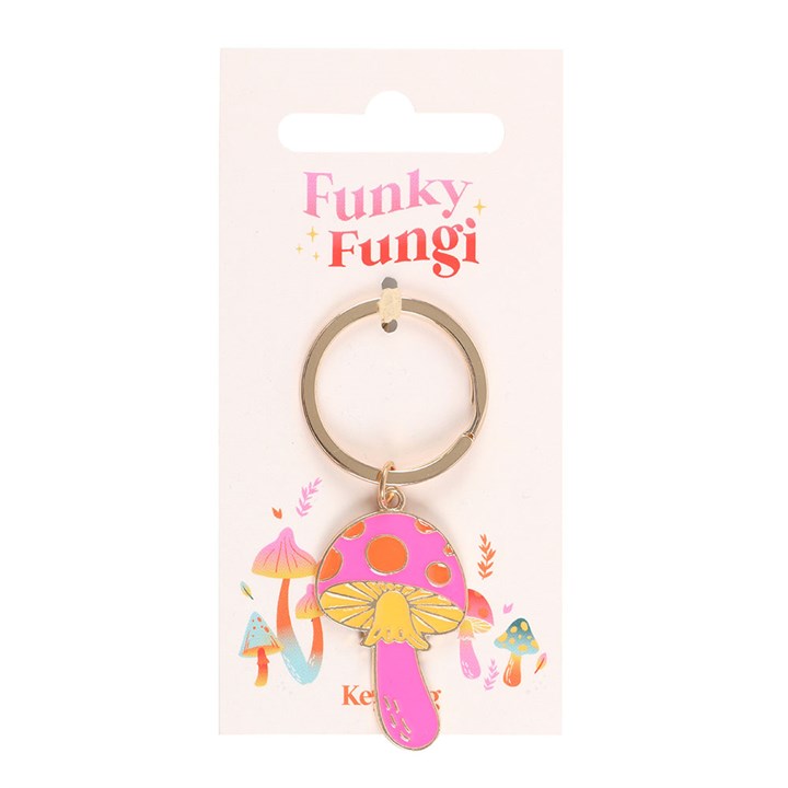 'Funky Fungi' Mushroom Keyring