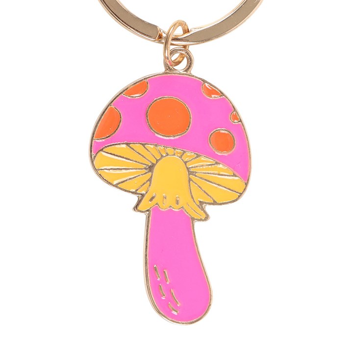 'Funky Fungi' Mushroom Keyring