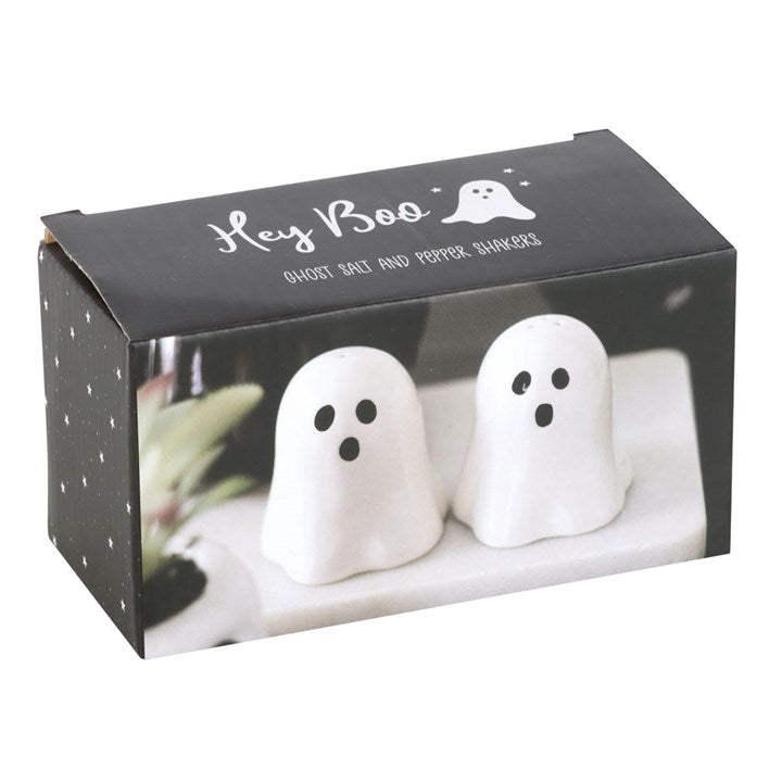 'Hey Boo' Salt and Pepper Shakers